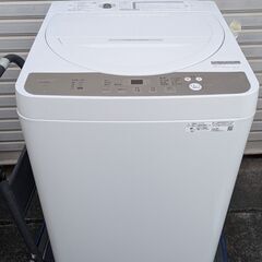 SHARP シャープ 全自動洗濯機 5.5kg ES-GE5FJ 2022年の画像