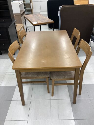 ★リユースのサカイ千葉中央店★  ダイニングテーブル＆椅子4脚SET 不明  動作確認／クリーニング済み TC5580