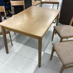 ★リユースのサカイ千葉中央店★  ダイニングテーブル＆椅子4脚SET 不明  動作確認／クリーニング済み TC5580の画像