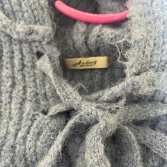 アリーバイダブルクローゼットフード付ニットセーターの画像