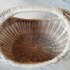 ラタン バスケット 籐籠 かご カゴ 小物入れ　/TJ-2677 2Fの画像