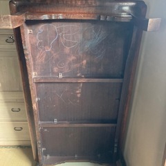 木製ブラウン座卓 大型座卓 ちゃぶ台 昭和レトロ 団欒 レトロ家具 アンティークの画像