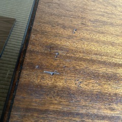 木製ブラウン座卓 大型座卓 ちゃぶ台 昭和レトロ 団欒 レトロ家具 アンティークの画像