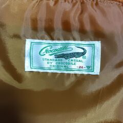 【取引中につき新規受付はしておりません】クロコダイル　 ダウンジャケット　メンズM ジャケット　１シーズン着用後、クリーニング済みの画像