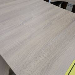 J1862　【リユースのサカイ柏店】　ダイニングテーブルセット　椅子2脚付　ライトブラウン　クリーニング済みの画像