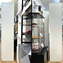 ♪PAMOUNA 清潔感溢れる すりガラスのカップボード♪の画像