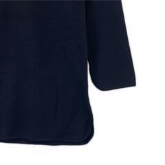 美品 TOMORROWLAND トゥモローランド 無地 秋冬 AW 長袖ニット ウール ネイビー レディース【古着】【中古】の画像