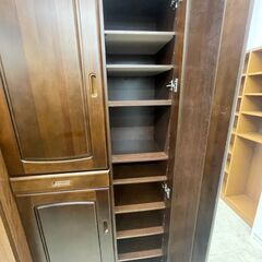 【ジャングルジャングル滋賀草津店】ジモティ来店特価‼ シューズボックス ブラウン J-251212の画像