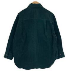 美品 AMERICAN HOLIC アメリカンホリック 無地 秋冬 AW 長袖シャツ コットン グリーン メンズ M【古着】【中古】の画像