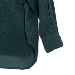 美品 AMERICAN HOLIC アメリカンホリック 無地 秋冬 AW 長袖シャツ コットン グリーン メンズ M【古着】【中古】の画像