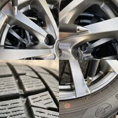 ホイール付きスタッドレスタイヤの画像