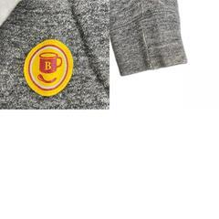 美品 ノーブランド  無地 秋冬 AW パーカー コットン グレー レディース F 裏起毛【古着】【中古】の画像