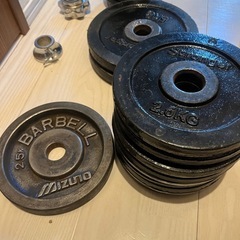 ダンベル　バーベル　EZバーベル　プレートの画像