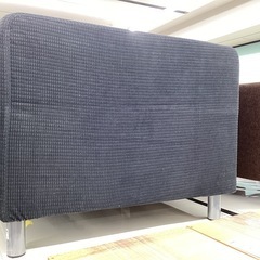 【取りに来られる方限定】 IKEA 2人掛けソファー ブラックの画像