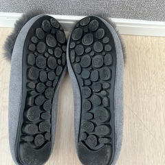 　ファー付きシューズの画像