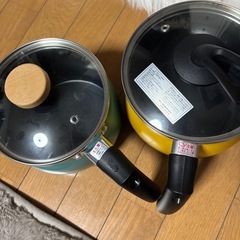 可愛らしいお鍋２個セット
の画像