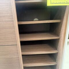 【ジャングルジャングル滋賀草津店】ジモティ来店特価‼ シューズボックス ブラウン J-251214の画像