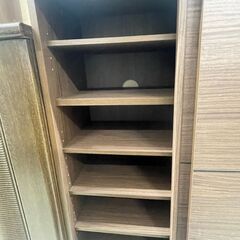 【ジャングルジャングル滋賀草津店】ジモティ来店特価‼ シューズボックス ブラウン J-251214の画像