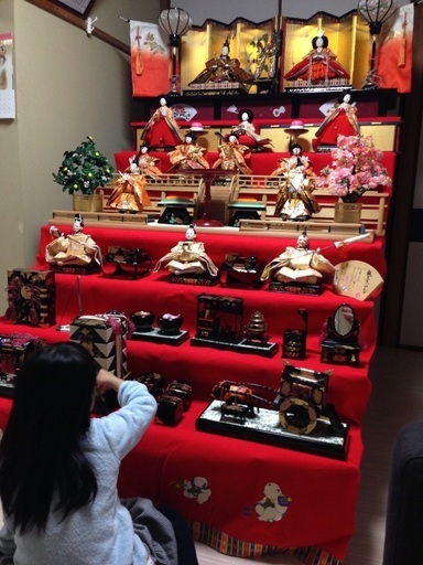 雛人形7段飾りフルセット (さくら) 大津のひな人形の中古あげます