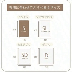 新品未開封敷布団カバーの画像