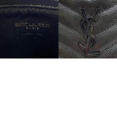 サンローランパリ SAINT LAURENT PARIS コインケース フラグメントケース 607915 ブラックの画像