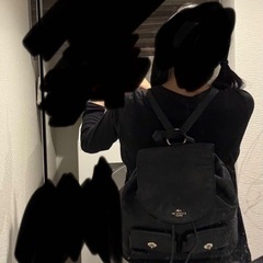 COACH 本革バックパックの画像