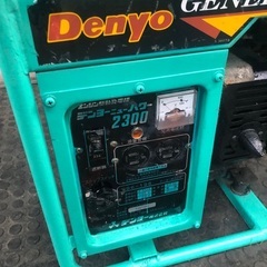 実働　デンヨー　発電機　ニューパワーGA2300 100V 60Hz 2.3kVAの画像