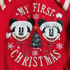 《未使用美品》ディズニークリスマスロンパース🎅の画像
