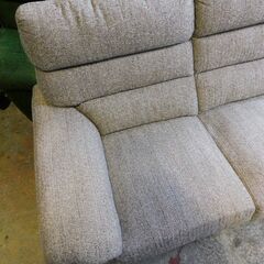 【JM906】 服部家具 ブル 2Pソファ 二人掛けソファ ファブリックの画像