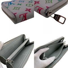 ルイヴィトン LOUIS VUITTON 長財布 モノグラム イリディセント ジッピーウォレット M13908 グレーの画像