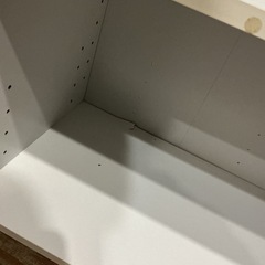 カラーボックス🤍ホワイトラック収納シェルフ3段カラーボックス収納棚幅42.4cm奥行き30.1cm高さ88.2cmホワイトの画像