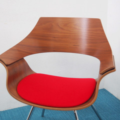 【複数台あり】ITOKI イトーキ DAチェア ジェフミラーデザイン ミッドセンチュリースタイル KDA-110C-Z9158 (IA49の画像