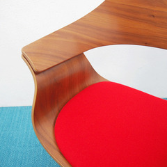 【複数台あり】ITOKI イトーキ DAチェア ジェフミラーデザイン ミッドセンチュリースタイル KDA-110C-Z9158 (IA49の画像