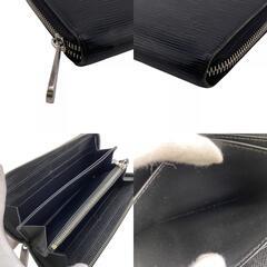 ルイヴィトン LOUIS VUITTON 長財布 エピ CA0110 ラウンドジップウォレット M61371 ブラックの画像