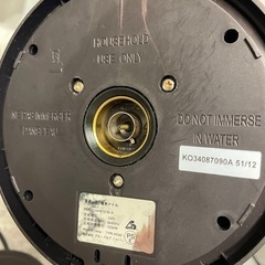 【ジャンク品】ティファール電気ケトルの画像