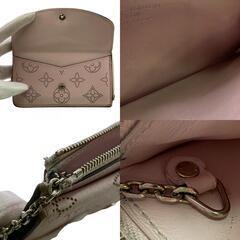 ルイヴィトン LOUIS VUITTON コインケース マヒナ ポルトカルトレクトヴェルソ M81438 ピンクの画像