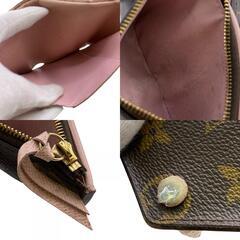 ルイヴィトン LOUIS VUITTON 三つ折り財布 モノグラム ポルトフォイユヴィクトリーヌ コンパクトウォレット M62360 ブラウンの画像