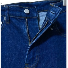 新品 無印良品 ストレッチ デニムパンツ ジーンズ インディゴブルー 濃紺 Ｍの画像