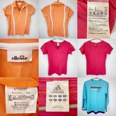 [8点セット] アディダス パラディーゾ エレッセ バボラ ディアドラ コットン Tシャツ プラシャツ ドライシャツ ハーフパンツ M レディース テニスウェアの画像