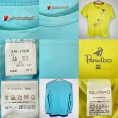 [8点セット] アディダス パラディーゾ エレッセ バボラ ディアドラ コットン Tシャツ プラシャツ ドライシャツ ハーフパンツ M レディース テニスウェアの画像