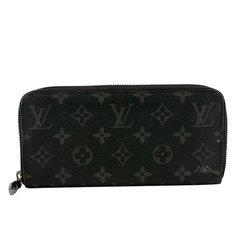 ルイヴィトン LOUIS VUITTON 長財布 モノグラムエクリプス ラウンドジップウォレット M11611 ブラックの画像