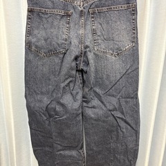 GU バレルレッグジーンズ メンズ  の画像