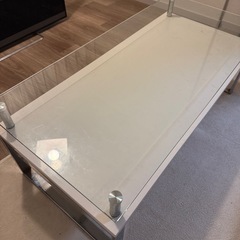 ニトリ　ローテーブル　ホワイトの画像