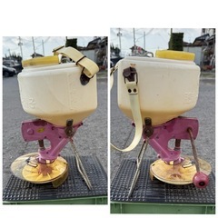 みのる？　散布機　手動式　手回し　肥料　消毒　種子　ジャンク品の画像