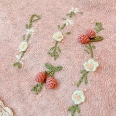 Souris フード付きベビーポンチョ ピンクの画像