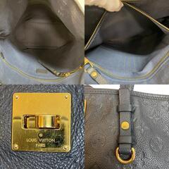 ルイヴィトン LOUIS VUITTON トートバッグ モノグラムアンプラント シタディンPM M40517 ネイビーの画像
