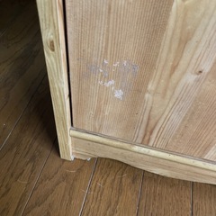 木製キャビネット 木製のレンジ台 カントリー家具 電話台 昭和レトロ 平成レトロの画像