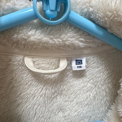 ユニクロ　ファーリーフリースジャケット　110の画像