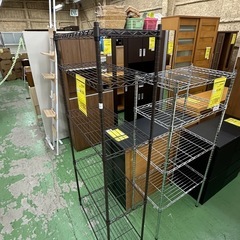 【ドリーム川西店御来店限定】☆ジモティー見たよ♪割引☆5段メタルラック　ブラウン／クリーニング済み【2125560000038811】の画像