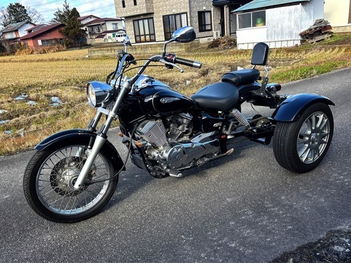 安いには理由があります！ドラッグスター250 トライク　自賠責つき実動距離浅！引き取り限定福島県